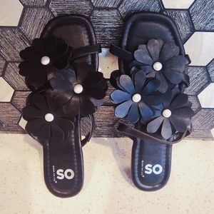 Girls Floral Sandals
